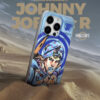 Spinning Star Jockey - Blue Spiral Aesthetic Art iPhone Case