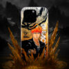 Golden Spirit Reaper - Orange Ember Artistic iPhone Case