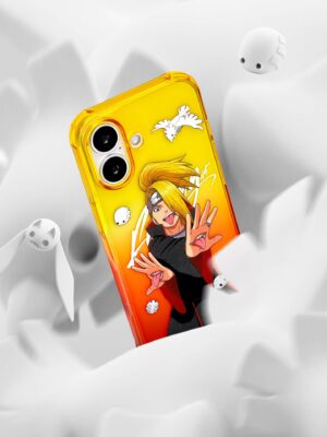 Sunset Explosion Artist - Yellow to Red Gradient iPhone Case
