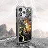 Thunderbolt Swordsman - Yellow Lighting Sketch Art iPhone Case