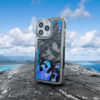 Blue Flame Tattoo Warrior - Premium Artistic iPhone Case