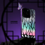 Purple Gradient Butterfly Wing - Artistic Pattern Texture iPhone Case