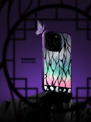 Purple Gradient Butterfly Wing - Artistic Pattern Texture iPhone Case