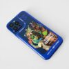 Steel Ball Racer - Electric Blue Metallic Art iPhone Case