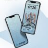 Spinning Star Jockey - Blue Spiral Aesthetic Art iPhone Case