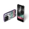 Artistic Purple Gradient Butterfly Wing for iPhone