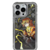 Thunderbolt Swordsman - Yellow Lighting Sketch Art iPhone Case