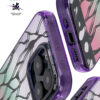 Purple Gradient Butterfly Wing - Artistic Pattern Texture iPhone Case