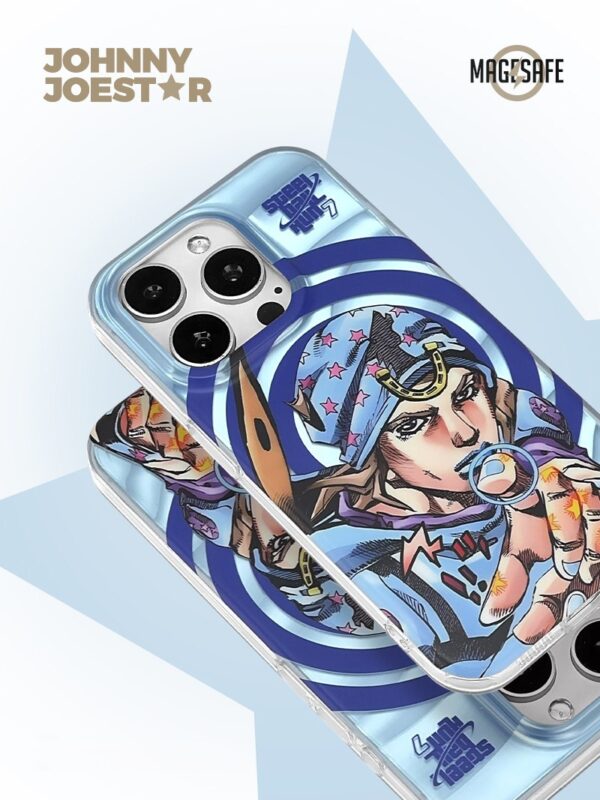 Spinning Star Jockey - Blue Spiral Aesthetic Art iPhone Case