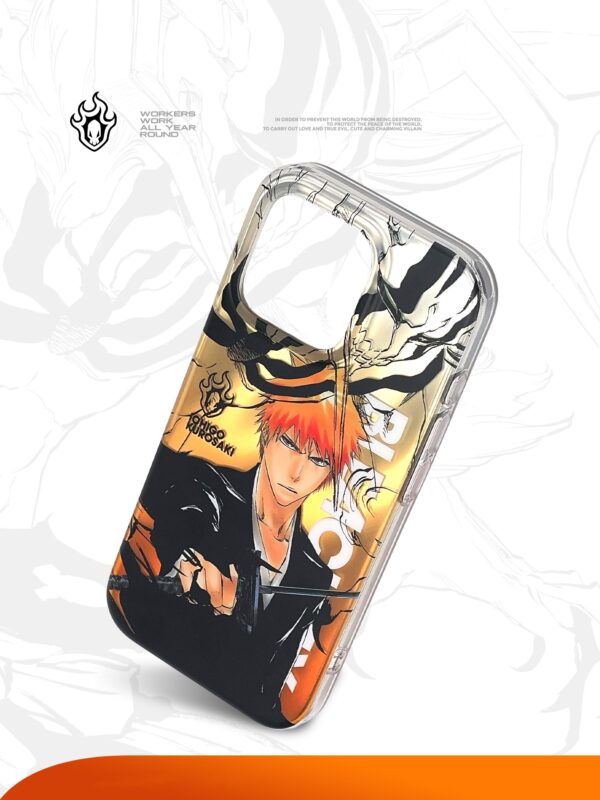 Golden Spirit Reaper - Orange Ember Artistic iPhone Case