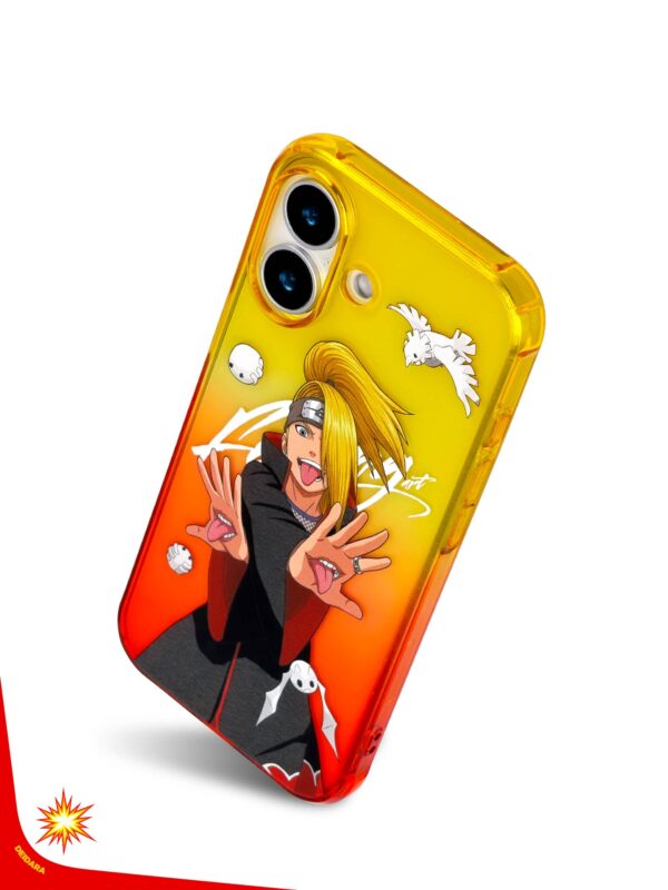 Sunset Explosion Artist - Yellow to Red Gradient iPhone Case