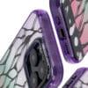 Artistic Purple Gradient Butterfly Wing for iPhone