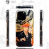 Golden Spirit Reaper - Orange Ember Artistic iPhone Case