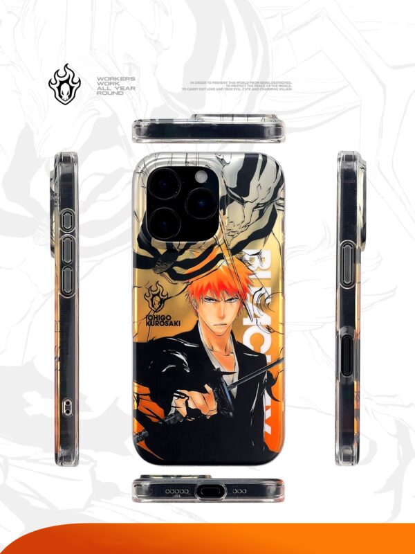 Golden Spirit Reaper - Orange Ember Artistic iPhone Case