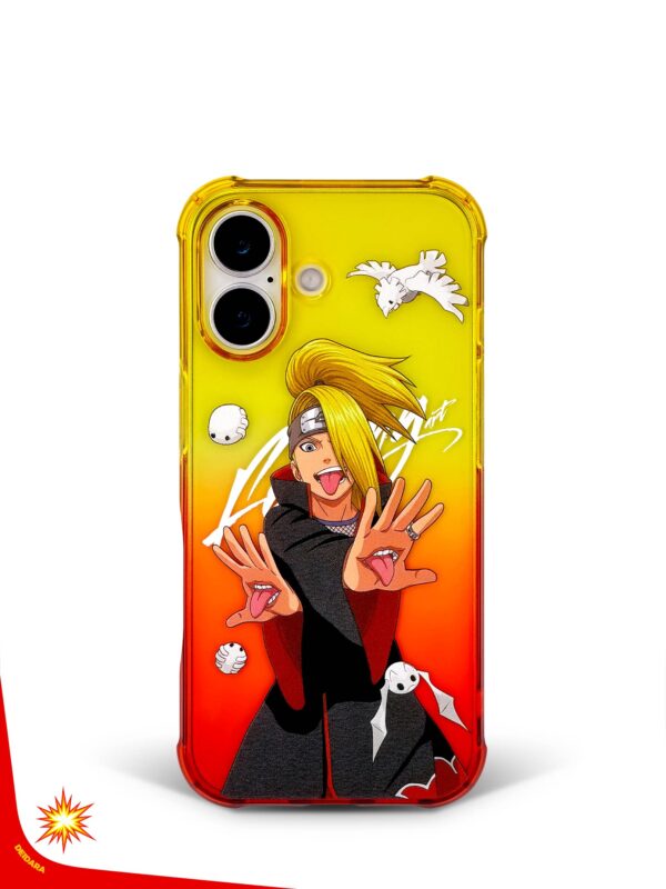 Sunset Explosion Artist - Yellow to Red Gradient iPhone Case