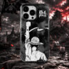 Monochromatic Manga Line Art Pirate Rebellion iPhone Case