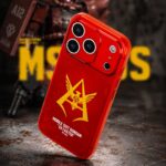 Crimson Red Tactical Winged Emblem iPhone Case