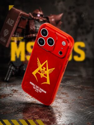 Crimson Red Tactical Winged Emblem iPhone Case Crimson Red Tactical Winged Emblem iPhone Case