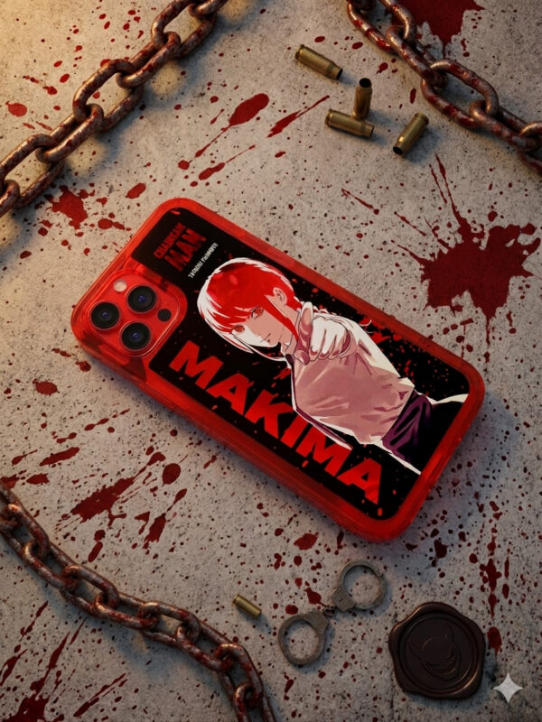 Crimson Control - Industrial Typography Splatter iPhone Case