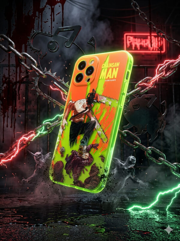 Chainsaw Hybrid - Toxic Blood Warrior iPhone Case