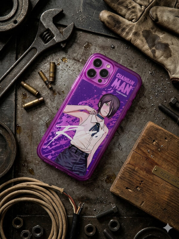 Violet Splatter - Grunge Choker Street iPhone Case