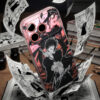 Ink Splatter Coral Pink Street Goth iPhone Case