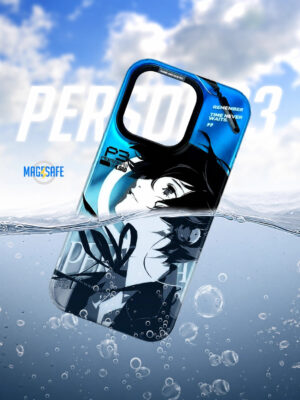 Electric Blue Velvet Rebellion Monochrome Rebel iPhone Case