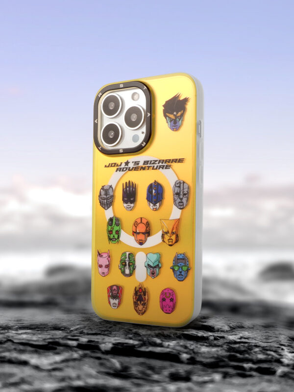 Tactical Helmet Collage Metallic Yellow - Aesthetic iPhone Case