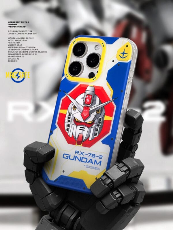 Tricolor Industrial Armor Futuristic Robot Mecha for iPhone