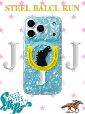 Turquoise Pearl Stallion Horseshoe Starry Pattern for iPhone