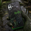 Toxic Swamp Grunge - Neon Green Graffit Sketch iPhone Case