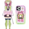 Sakura Matcha Pixel - Y2K Gradient iPhone Case