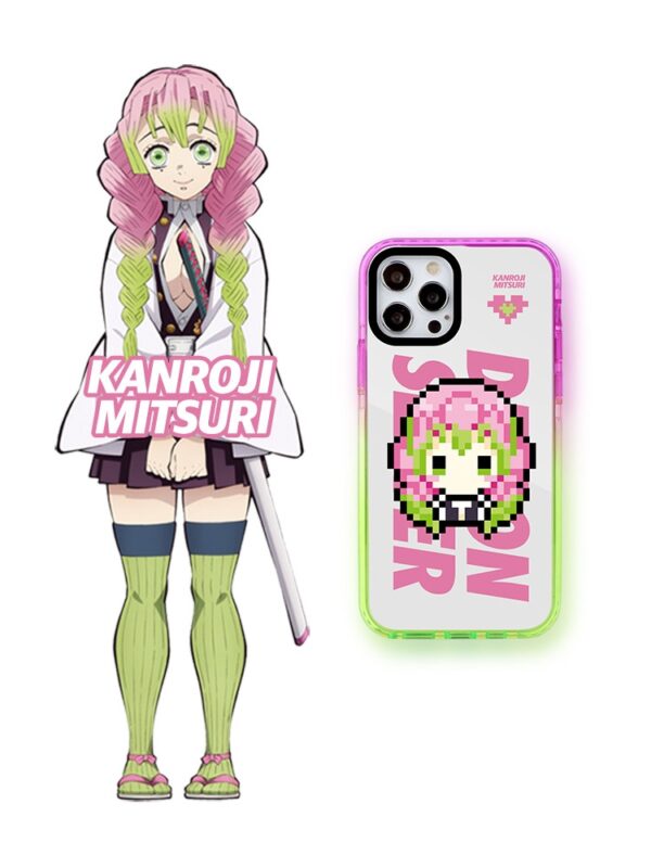 Sakura Matcha Pixel - Y2K Gradient iPhone Case