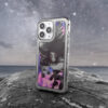 Six Eyes Void - Neon Flame Sketch iPhone Case
