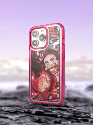 主图-01 Crimson Spark - Comic Sketch Flame iPhone Case