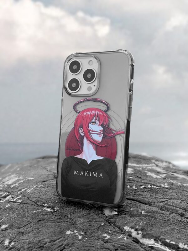 Crimson Halo - Gothic Line Art iPhone Case