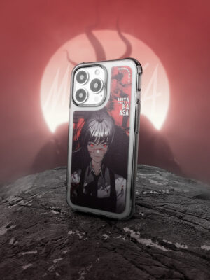 主图-01 Scarred Portrait - Gothic Noir Sketch iPhone Case