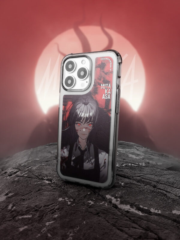 Scarred Portrait - Gothic Noir Sketch iPhone Case