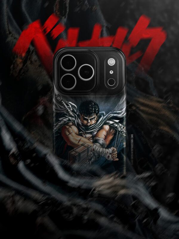 The Iron Resolve - Crimson Shadow iPhone Case