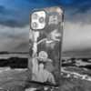 Monochromatic Manga Line Art Pirate Rebellion iPhone Case