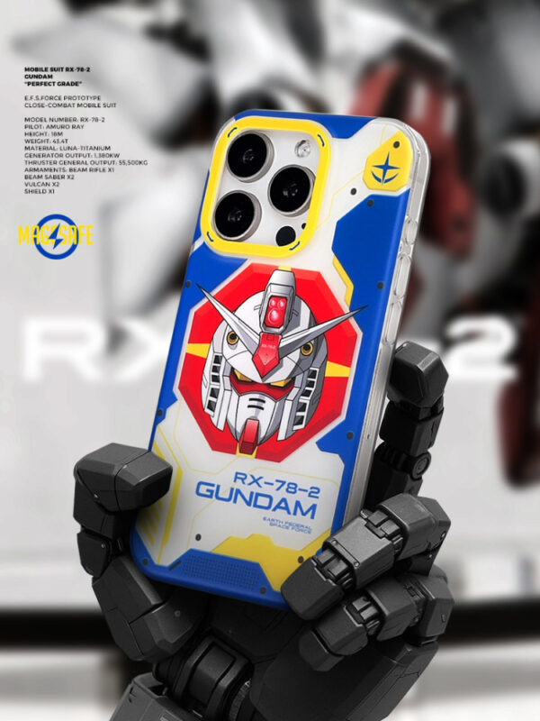 Tricolor Industrial Armor Futuristic Robot Mecha iPhone Case