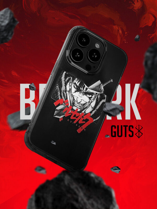 The Crimson Frenzy - Monochrome Panel iPhone Case