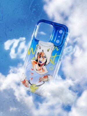 The Azure Atmosphere - Cobalt Sketch iPhone Case