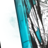Electric Volt - Cyan Splatter iPhone Case