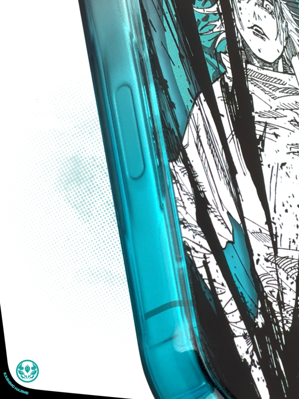 Electric Volt - Cyan Splatter iPhone Case
