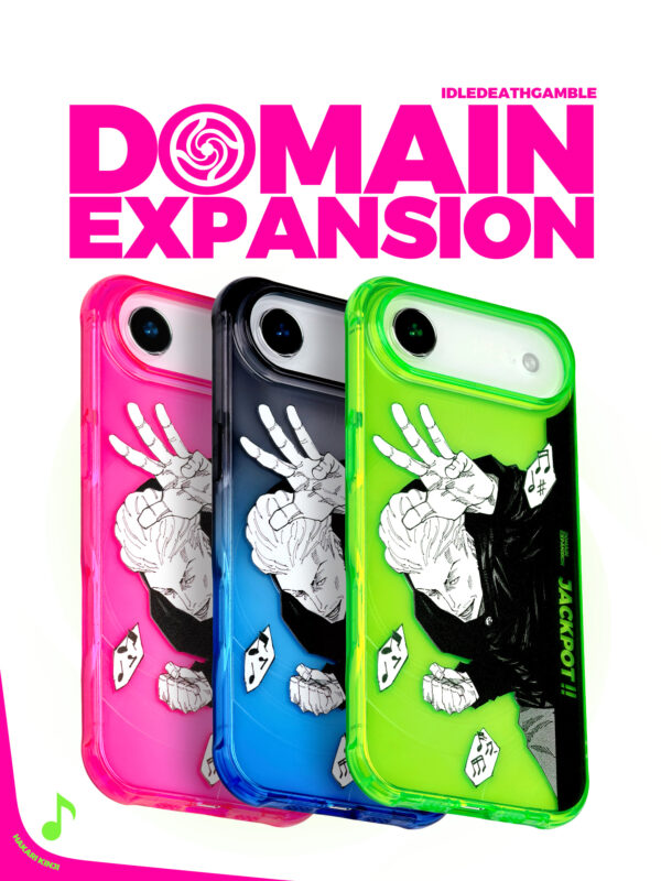 Acid Jackpot - Neon Manga Transparency iPhone Case