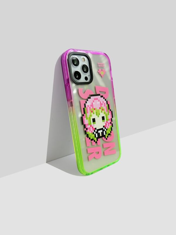 Sakura Matcha Pixel - Y2K Gradient iPhone Case