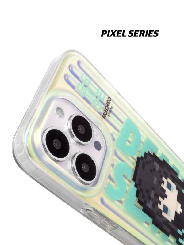 Cloud Walker - Ethereal Pixel Portrait iPhone Case