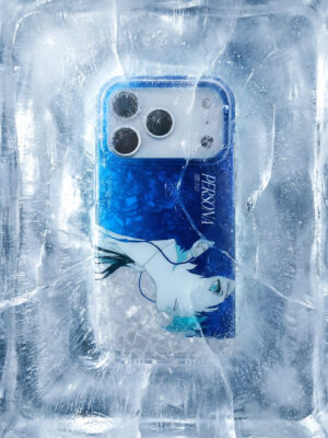 Midnight Soul Reaper - Frosted Glass Effect Graphic iPhone Case