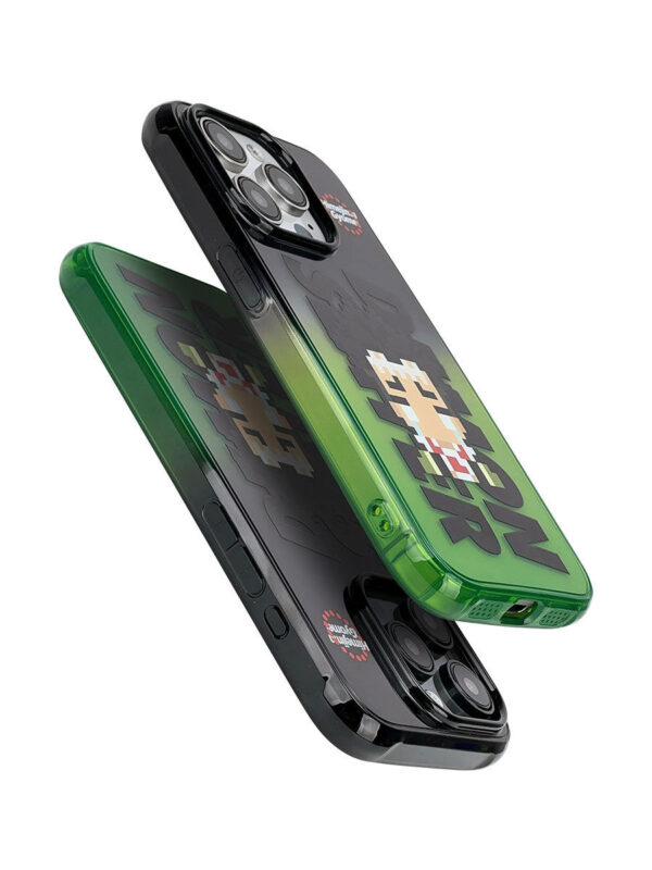 Moss Gradient - Retro 8-Bit Monk iPhone Case